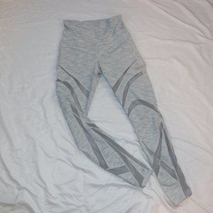 Lululemon high rise Wunder Under Legging w/mesh inserts 28"
